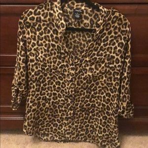 Cheetah blouse